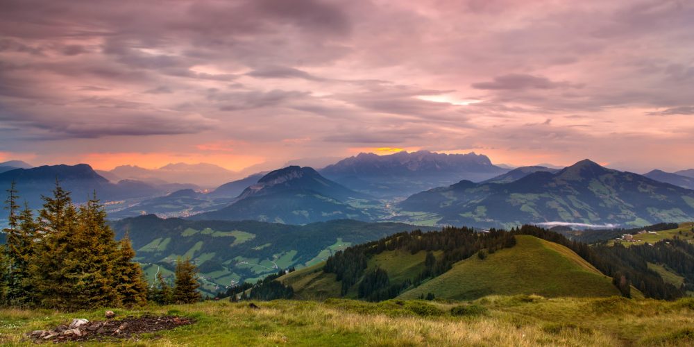 Abendstimmung Rosskopf Wildschönau TimeShot